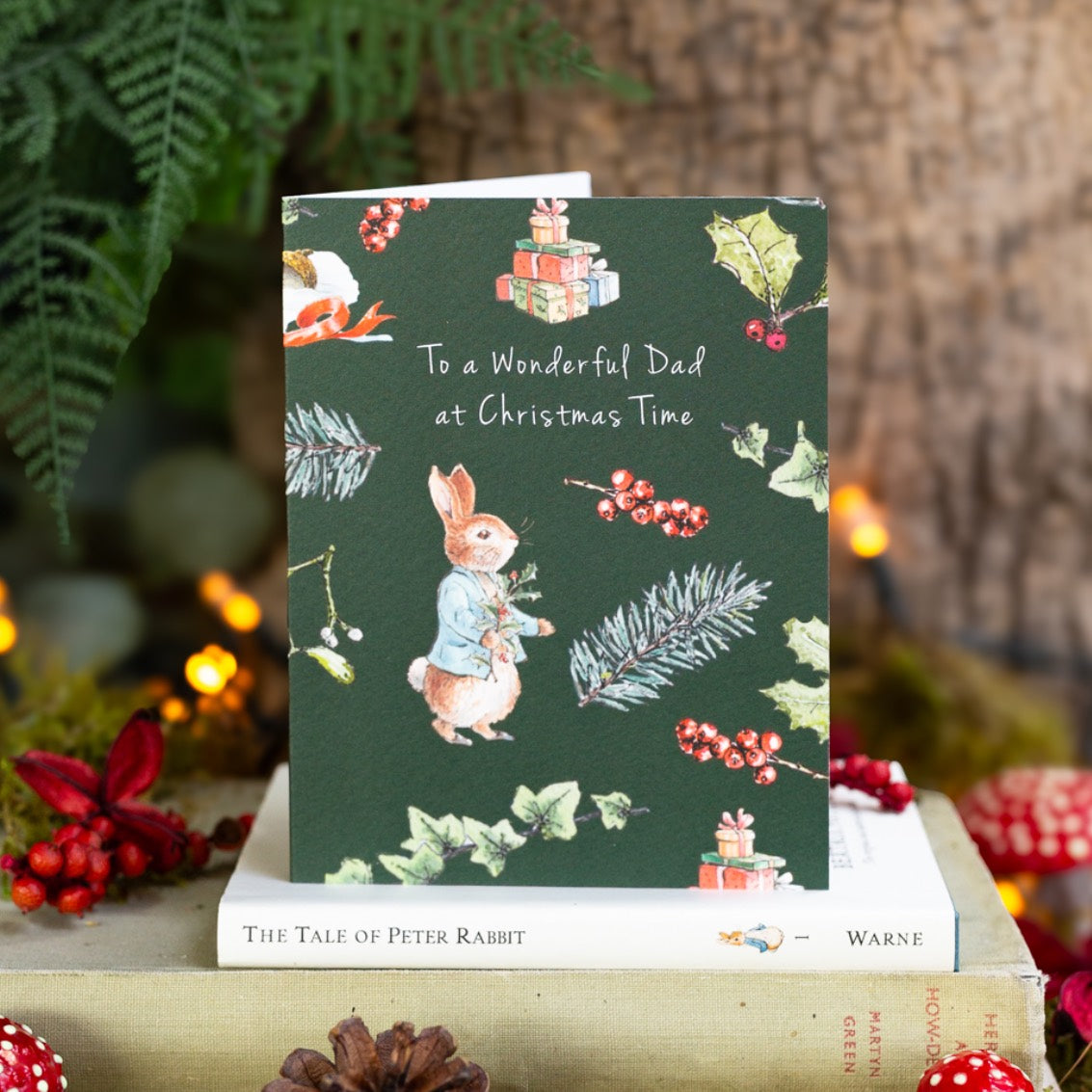 To a Wonderful Dad at Christmas Time Card (Cello-Free) (available for dispatch from August 2025)