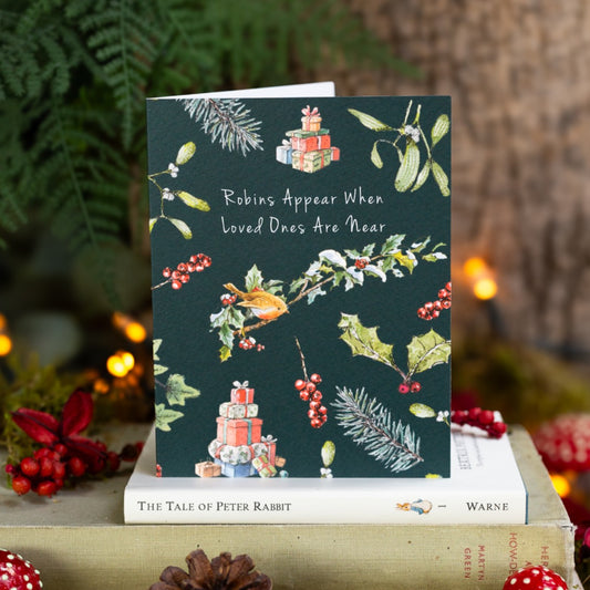 Robins Appear When Loved Ones Are Near Card (Cello-Free)