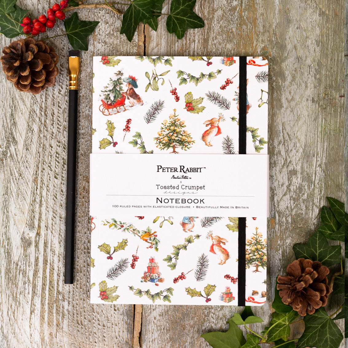 Peter Rabbit "A Winter's Tale" (Pure) A5 Lined Notebook