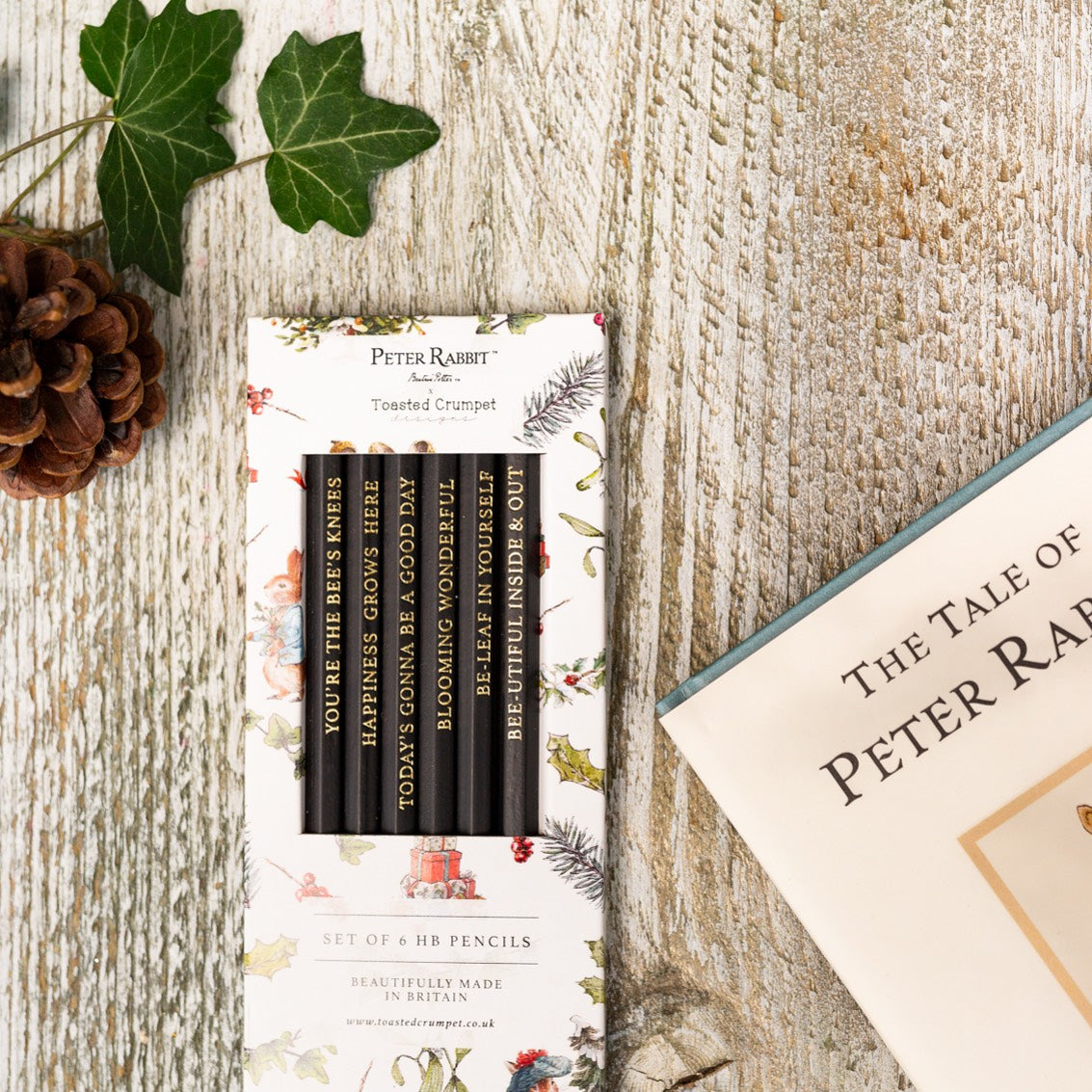 Peter Rabbit "A Christmas Wish" Set of 6 Pencils