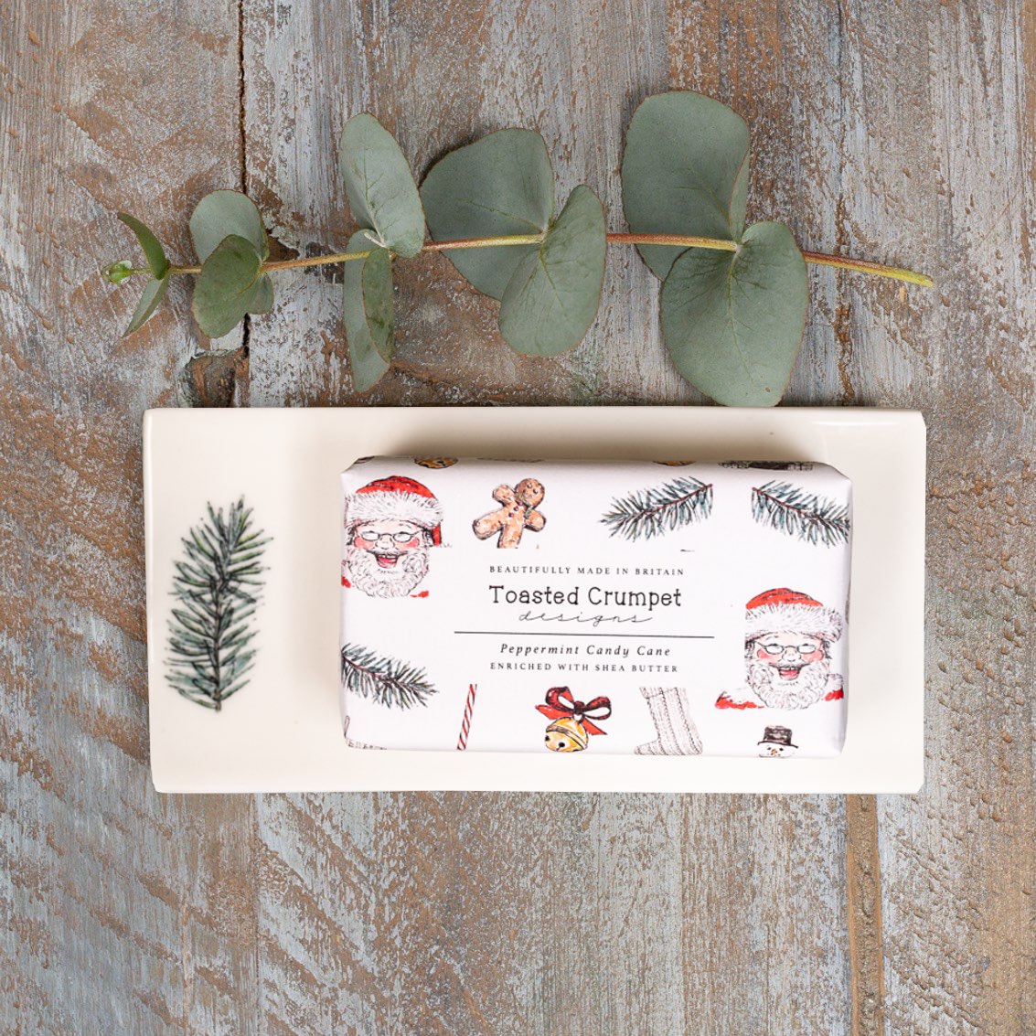 Peppermint Candy-cane Soap