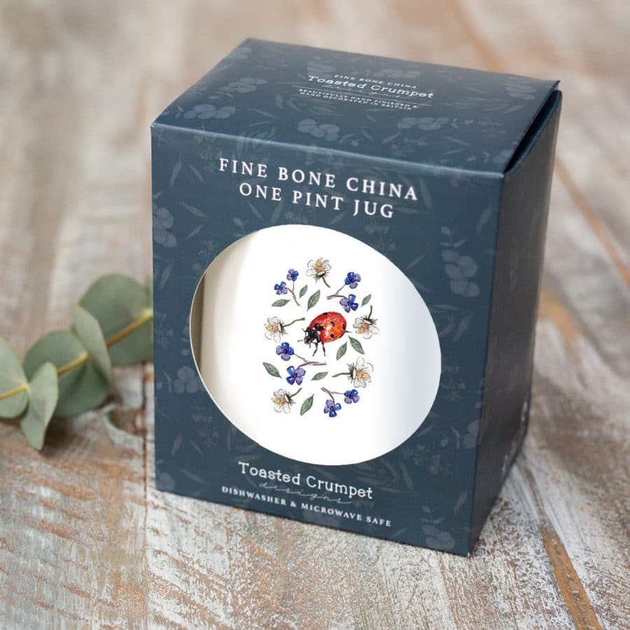 Ladybird Pint Jug in a Gift Box