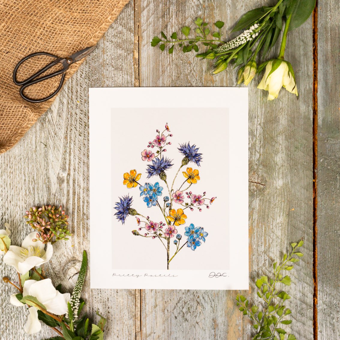 Pretty Pastels 10x12" Fine Art Print