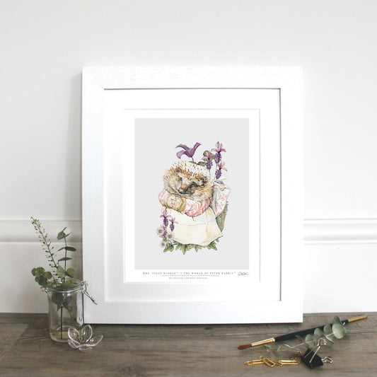 Mrs. Tiggy-Winkle 10x12" Mounted Fine Art Print