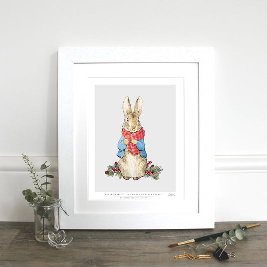 Peter Rabbit "A Winter's Tale" 10x12" Mounted Fine Art Print