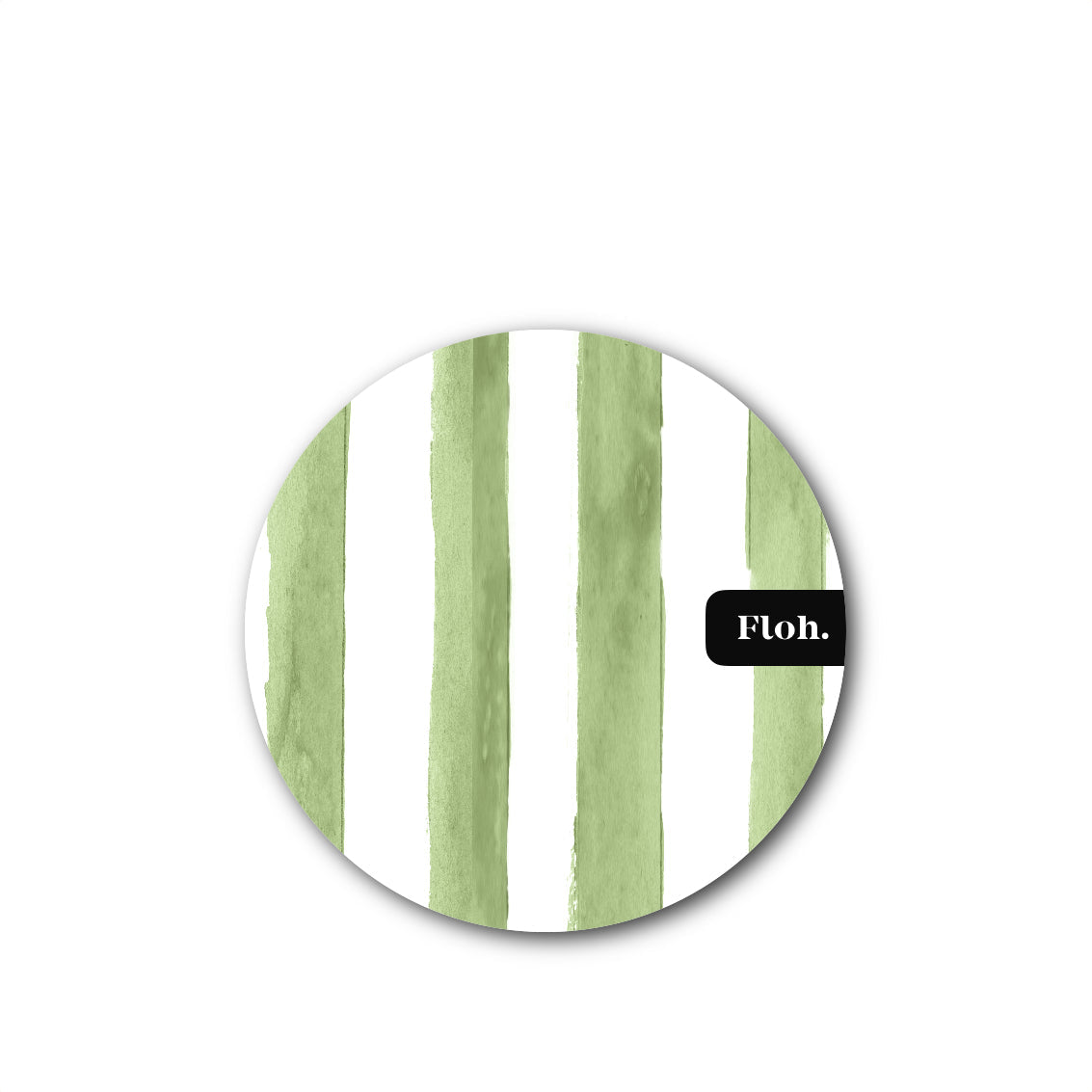 NEW! Olive (Stripes) Round Coaster (available for dispatch from Jan 2026)