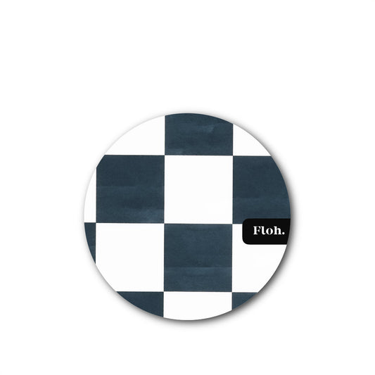 NEW! Espresso (Checkerboard) Round Coaster (available for dispatch from Jan 2026)