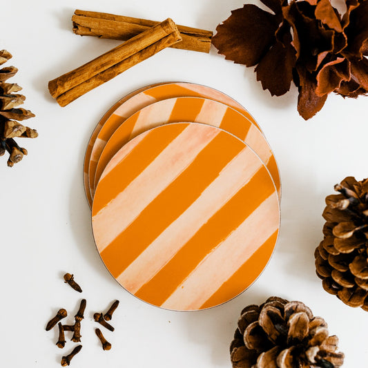 NEW! Marmalade (Stripes) Round Coaster (available for dispatch from August 2026)