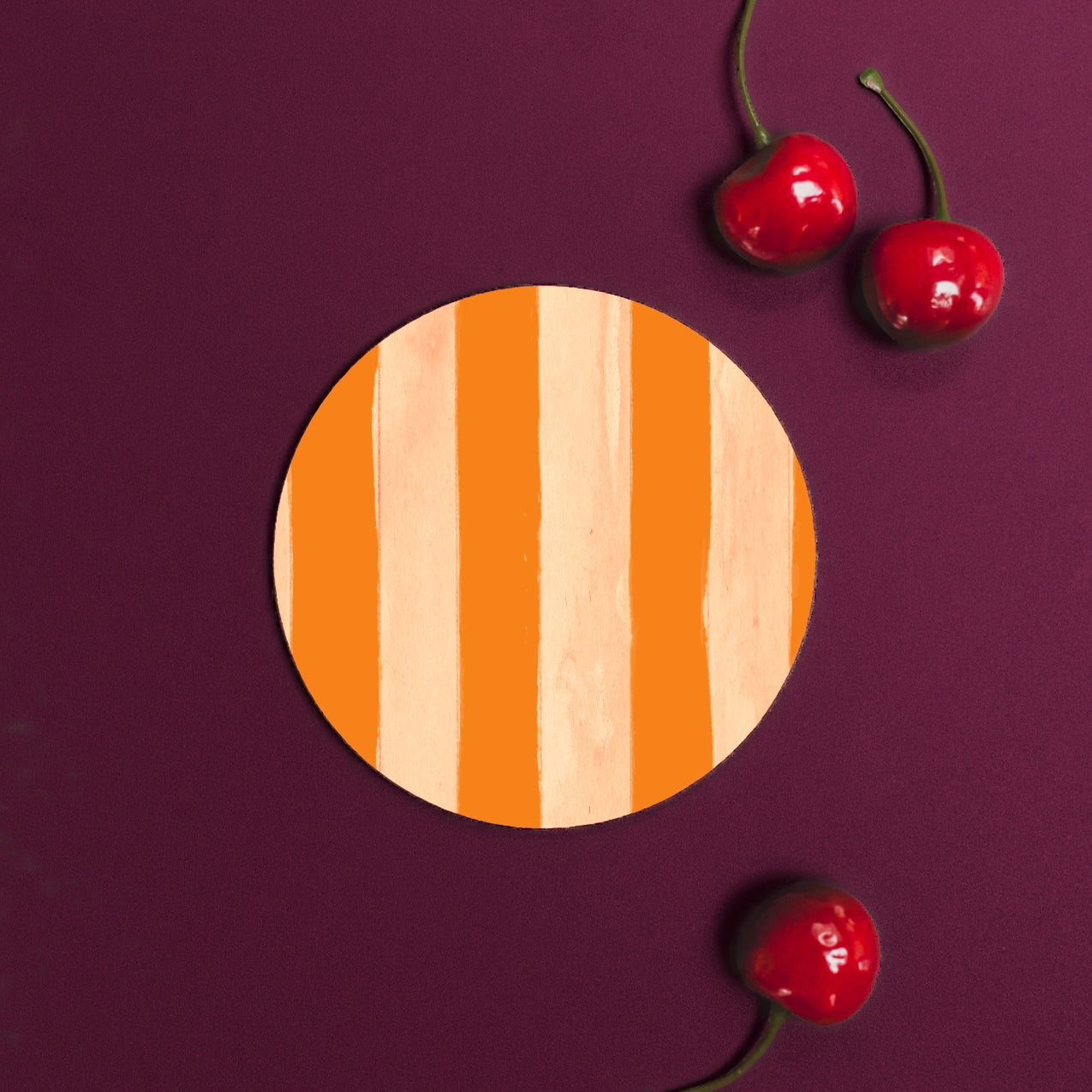 NEW! Marmalade (Stripes) Round Coaster (available for dispatch from August 2026)