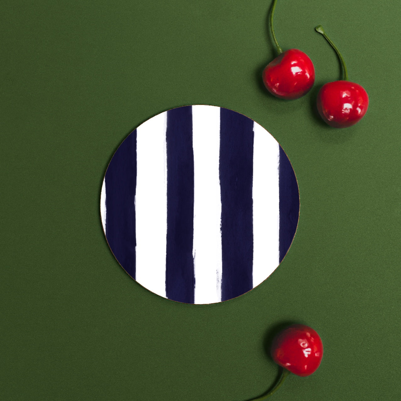 NEW! Liquorice (Stripes) Round Coaster (available for dispatch from August 2026)