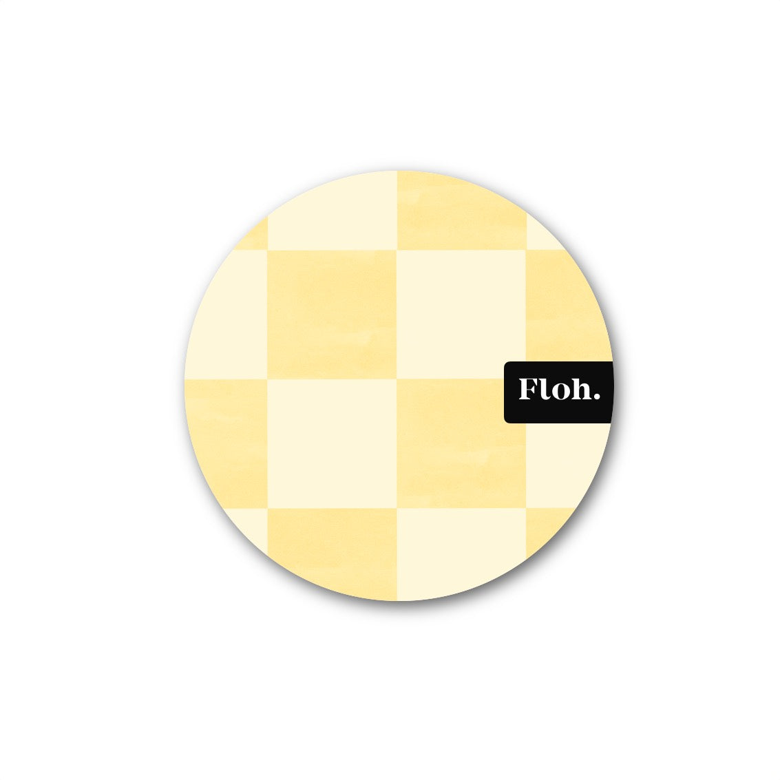 NEW! Pina Colada (Checkerboard) Round Coaster (available for dispatch from January 2027)