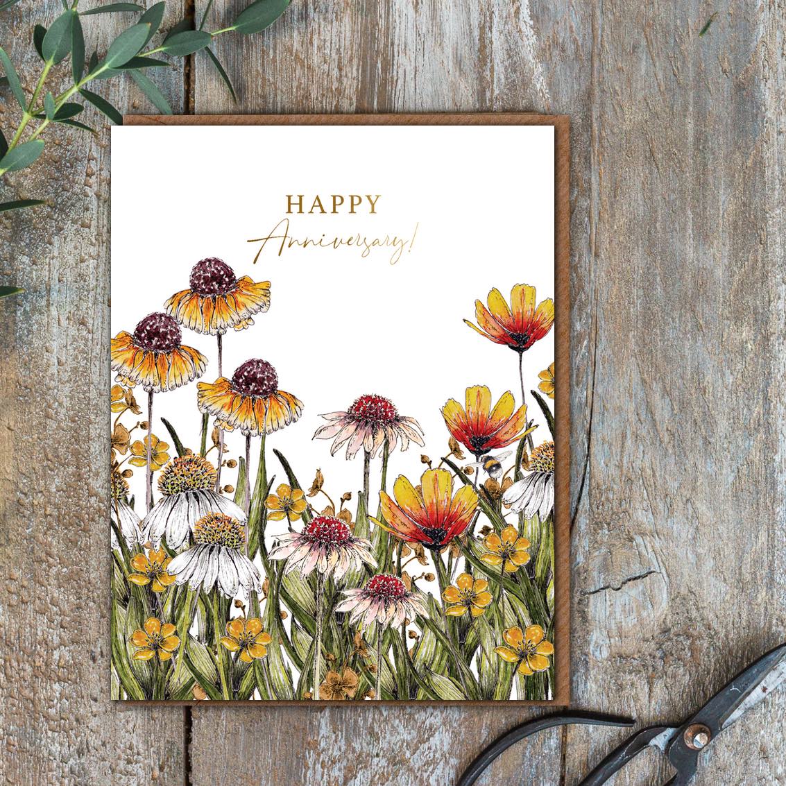 Happy Anniversary Card (Cello-Free)