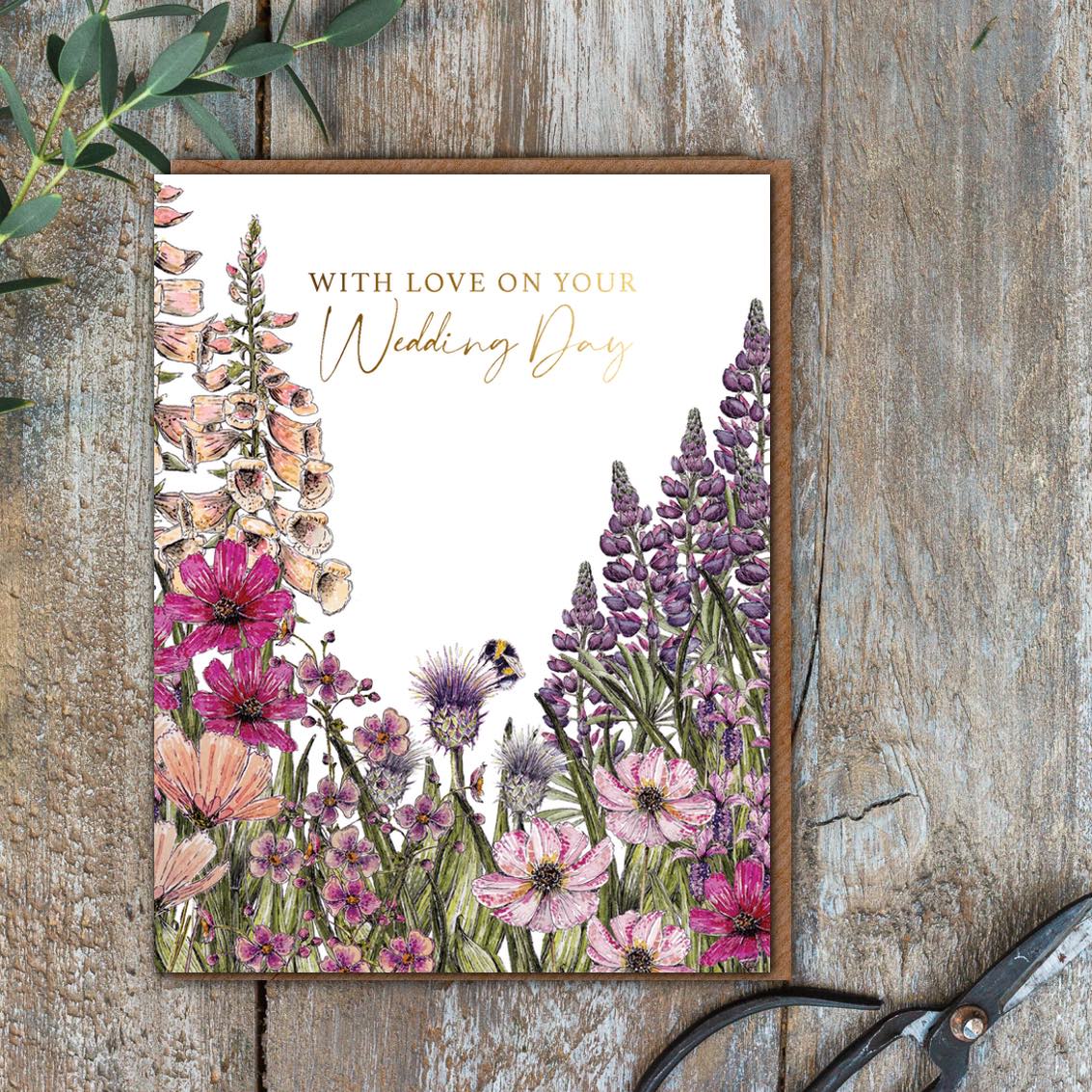 On Your Wedding Day Card (Cello-Free)