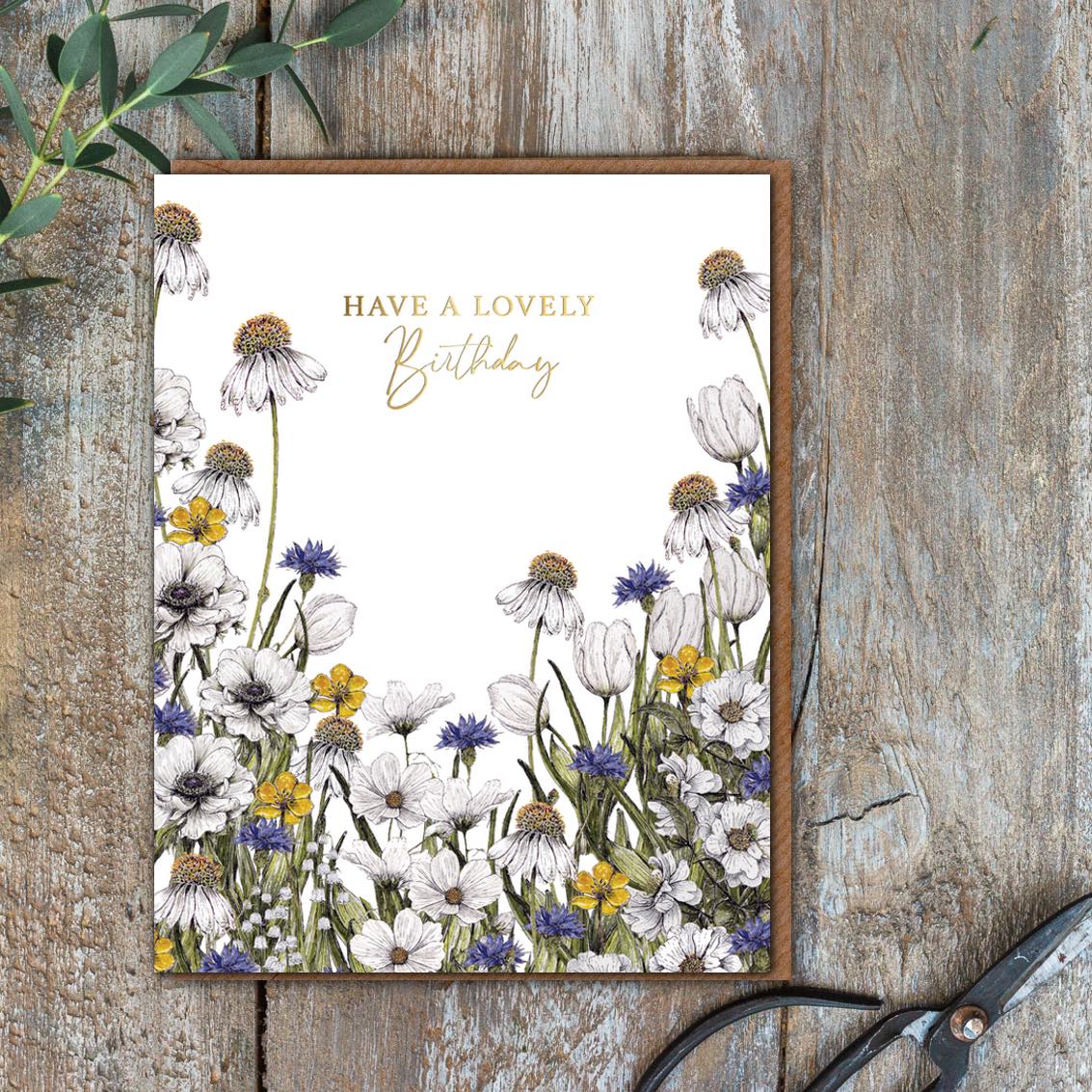 Have a Lovely Birthday Card (Cello-Free)