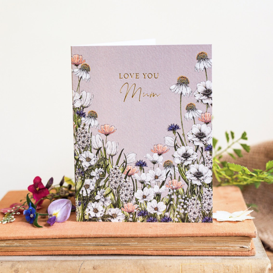 Love You Mum Card (Cello-Free)