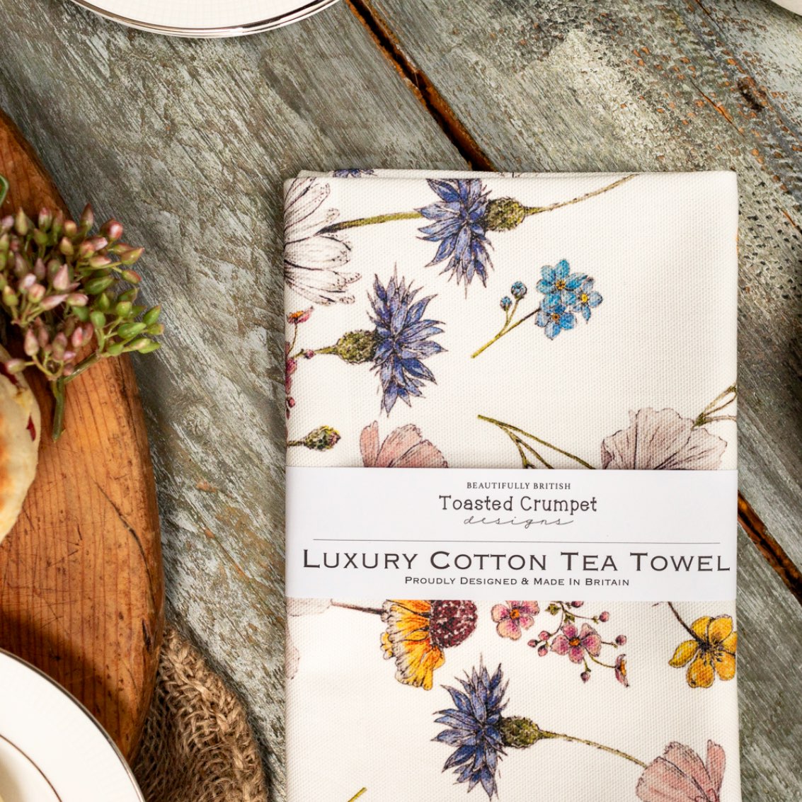 The Regency Gardens (Pure) Tea Towel
