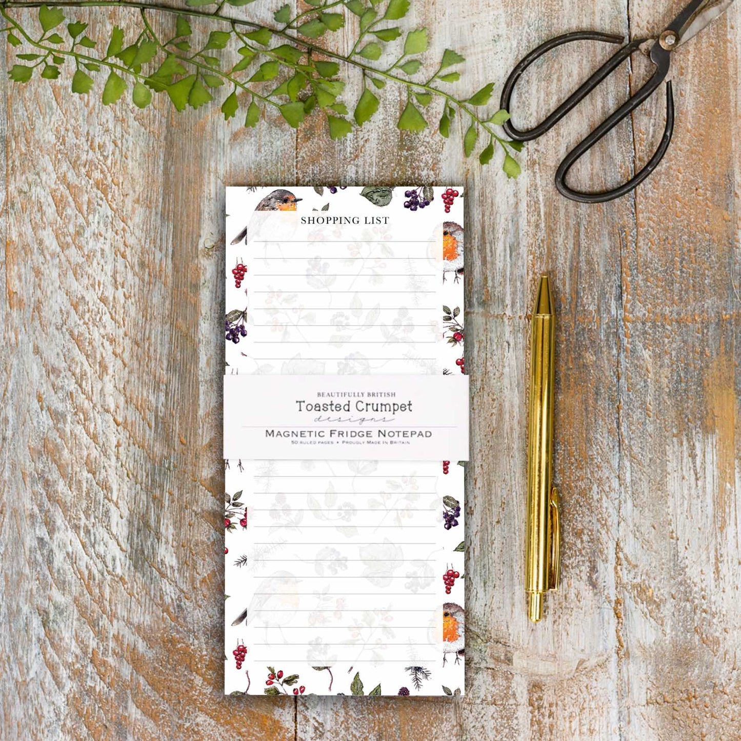 NEW! Hedgerow (Pure) Magnetic Shopping List (available for dispatch from August 2026)