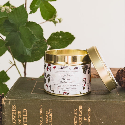 NEW! Winter Hedgerow Candle in a Matt Gold Tin (available for dispatch from August 2026)