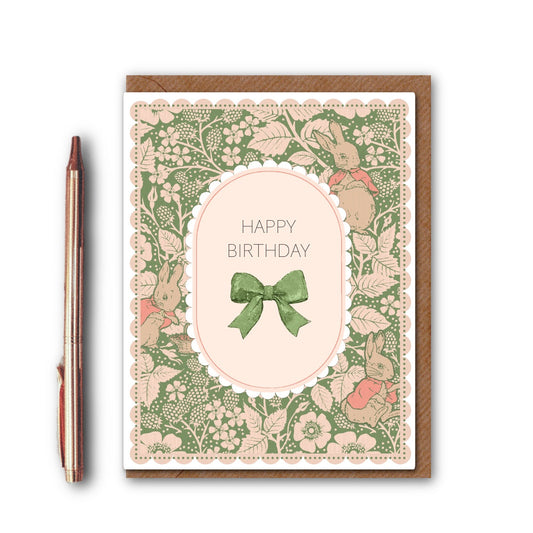 NEW! Happy Birthday (Blackberries & Roses) Card (Cello-Free)