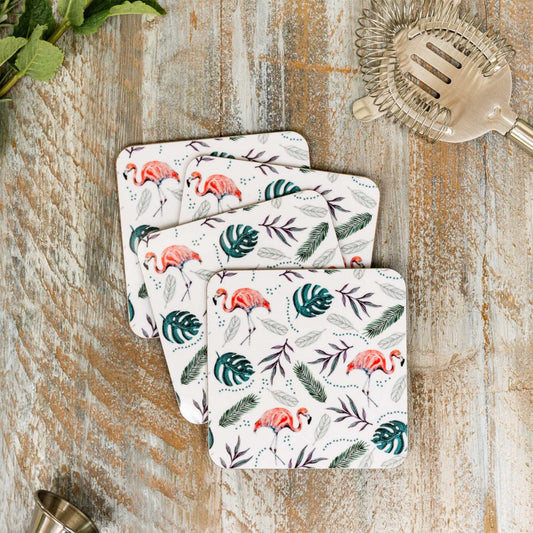Flamingo (Pure) Set of 4 Coasters
