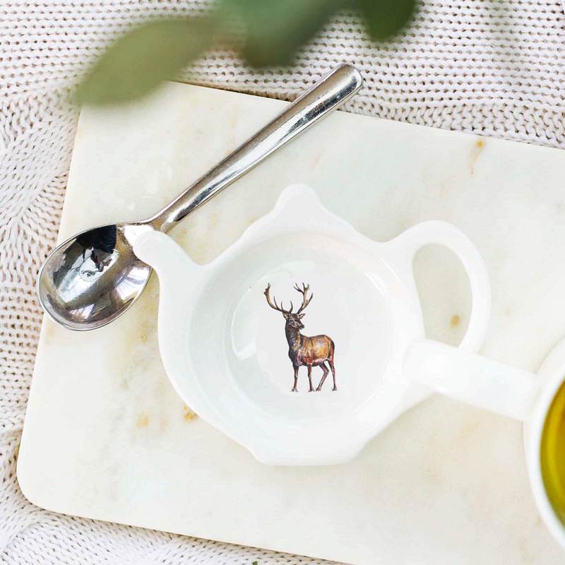 Stag Tea Tidy in a Gift Box