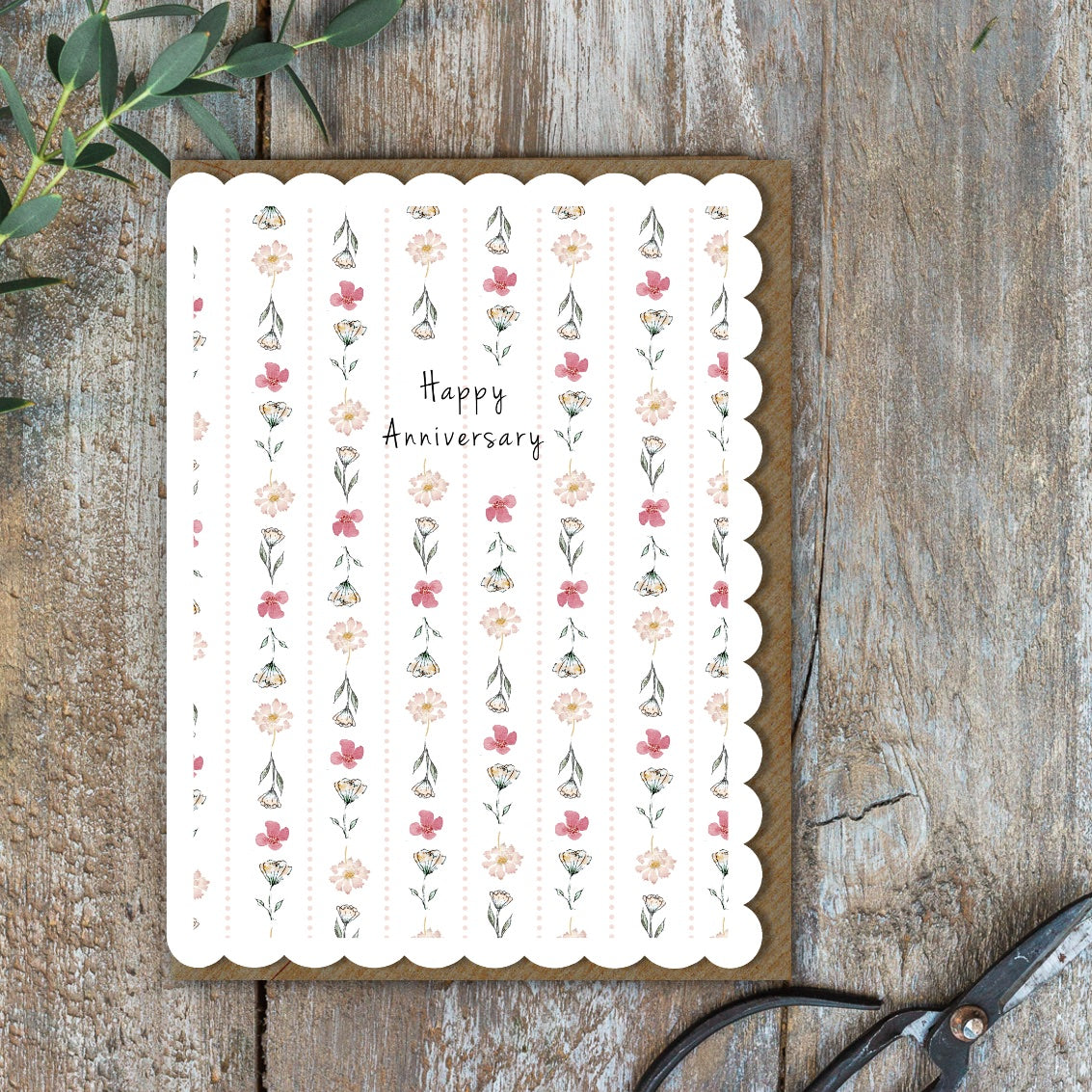 Happy Anniversary Card (Cello-Free)