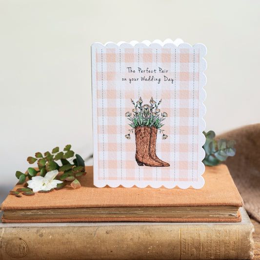 The Perfect Pair on Your Wedding Day Card (Cello-Free)