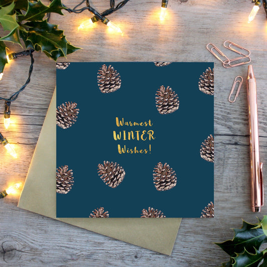 Warmest Winter Wishes Card (Cello-Free)