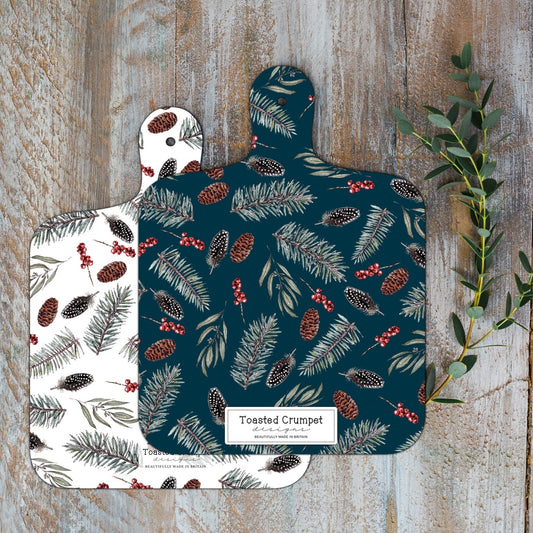 Winter Days & Nights Mini Double Sided Chopping Board