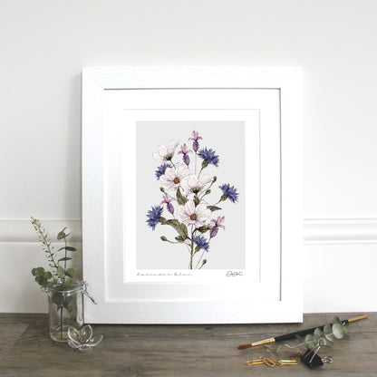 Lavender Blue 10x12" Fine Art Print