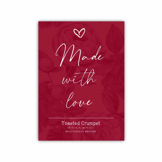 Made with Love A6 Strut Card
