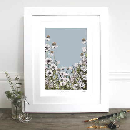 White Linens 12x16" Fine Art Print