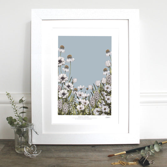 White Linens 12x16" Fine Art Print