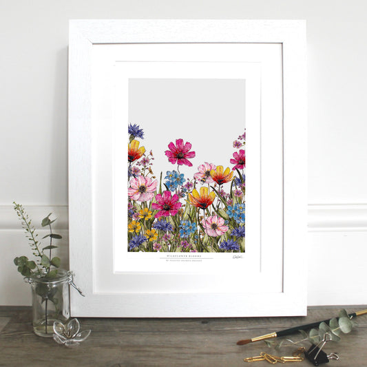 Wildflower Blooms 12x16" Fine Art Print