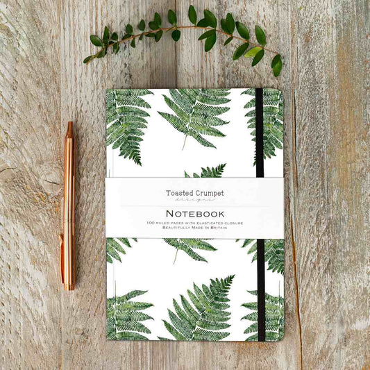 Woodland Fern A5 Lined Notebook