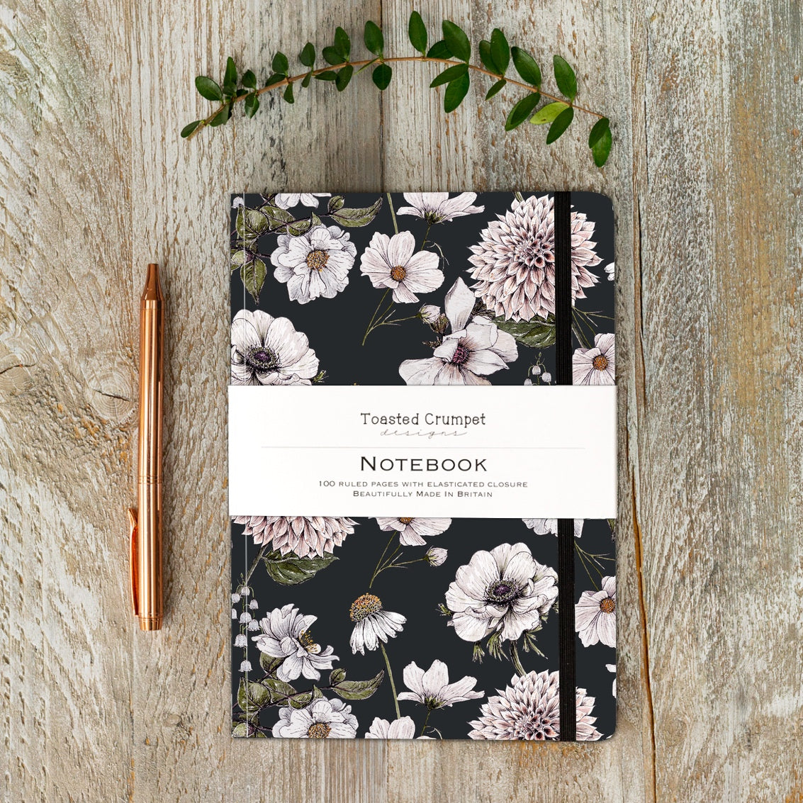 The Blanc Collection (Cocoa) A5 Lined Notebook