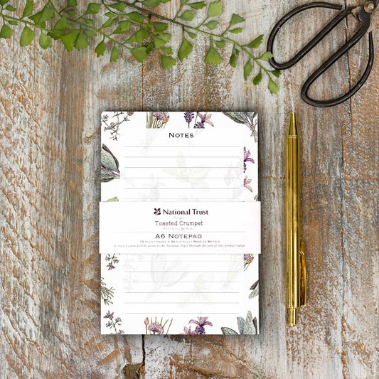 The Kitchen Gardens A6 Jotter Notepad