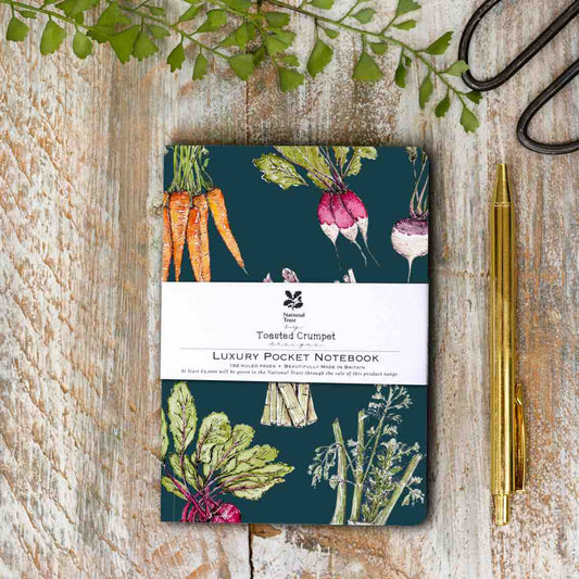 The Kitchen Gardens A6 Lined Pocket Notebook