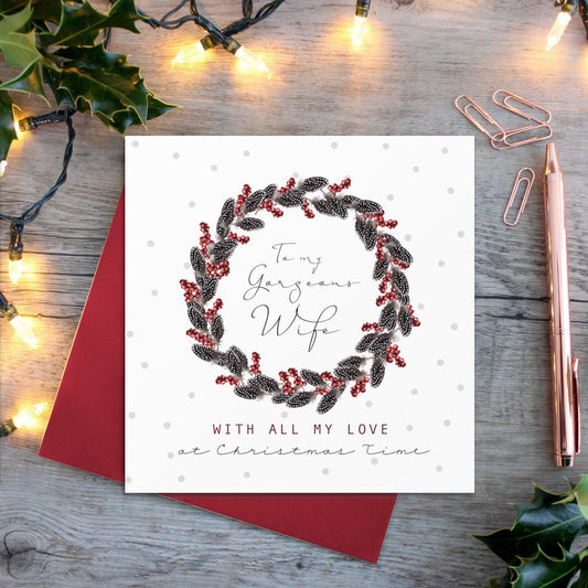 Gorgeous Wife Card (Cello-Free)