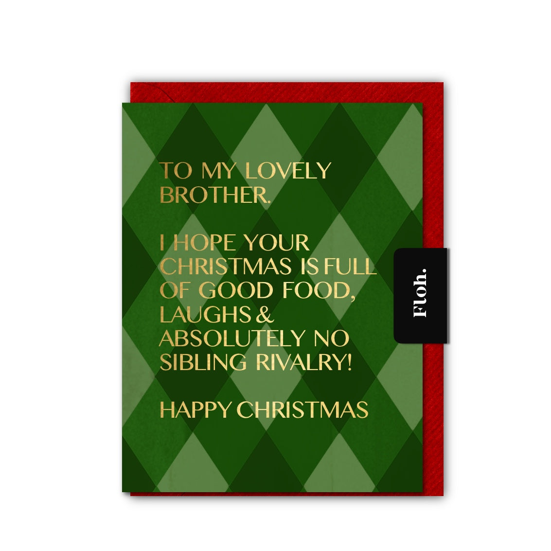 NEW! Brother (Harlequin) Card (Cello-Free) (available for dispatch from August 2026)