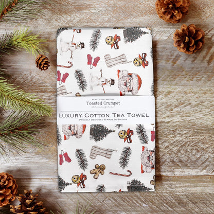 All Things Jolly (Pure) Tea Towel