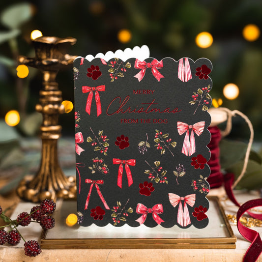 Merry Christmas from the Dog Card (Cello-Free) (available for dispatch from August 2025)