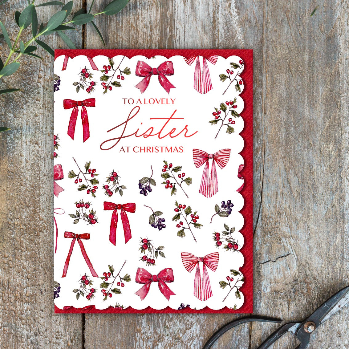 To a Lovely Sister Card (Cello-Free) (available for dispatch from August 2025)