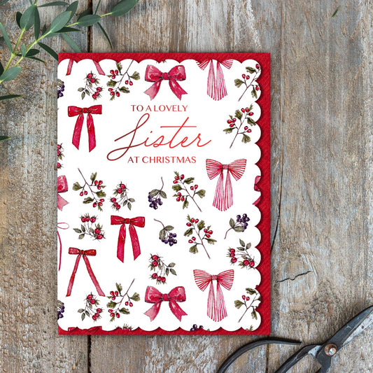 To a Lovely Sister Card (Cello-Free) (available for dispatch from August 2025)