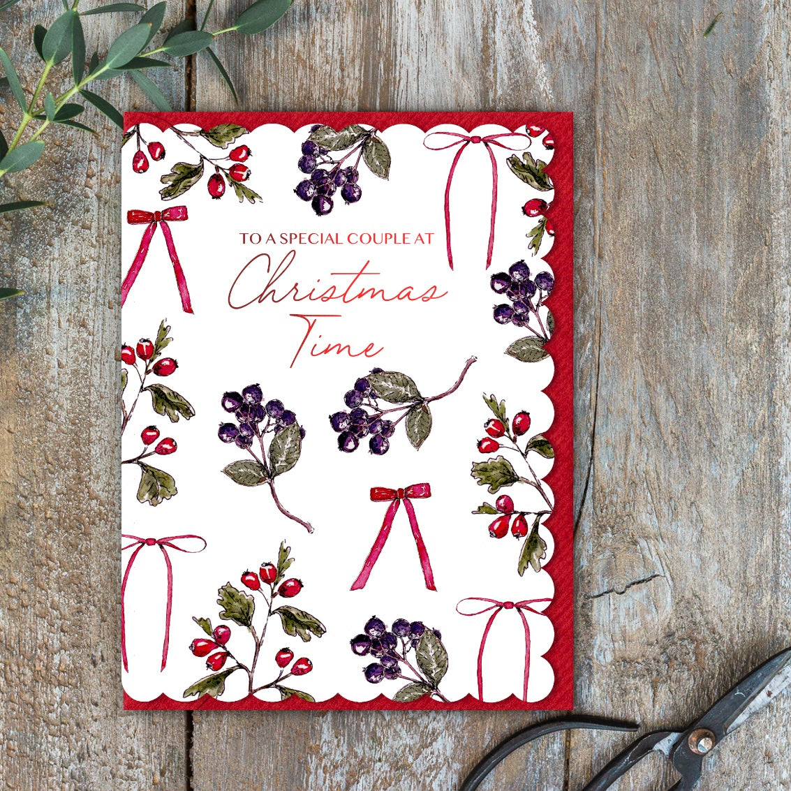 To a Special Couple at Christmas Time Card (Cello-Free) (available for dispatch from August 2025)