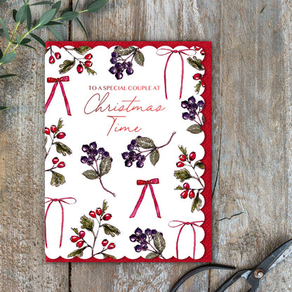 To a Special Couple at Christmas Time Card (Cello-Free) (available for dispatch from August 2025)