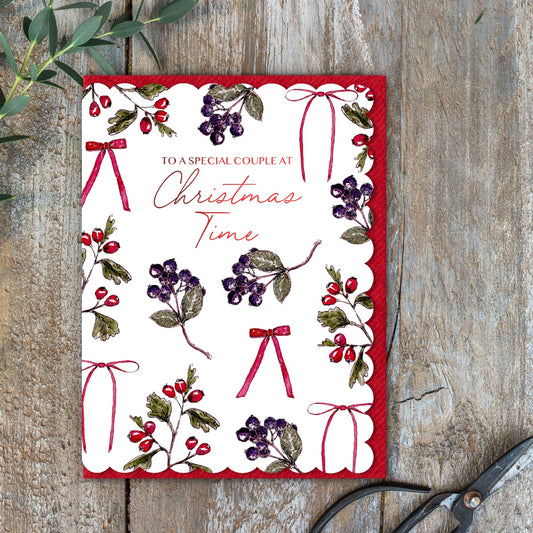 To a Special Couple at Christmas Time Card (Cello-Free) (available for dispatch from August 2025)