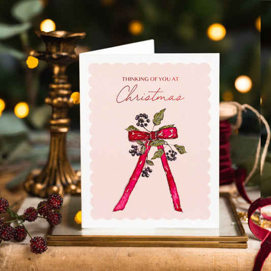 Thinking of You at Christmas Card (Cello-Free) (available for dispatch from August 2025)