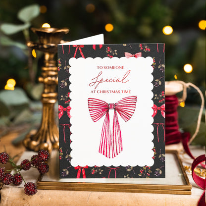 To Someone Special at Christmas Time Card (Cello-Free) (available for dispatch from August 2025)