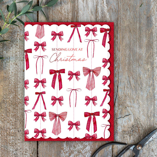 Sending Love at Christmas Card (Cello-Free) (available for dispatch from August 2025)